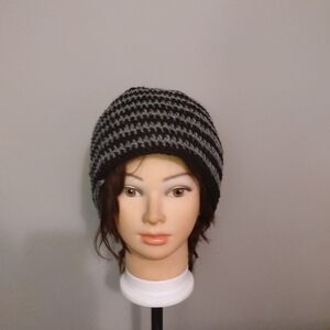 Hypnosis Spiral Crochet Beanie